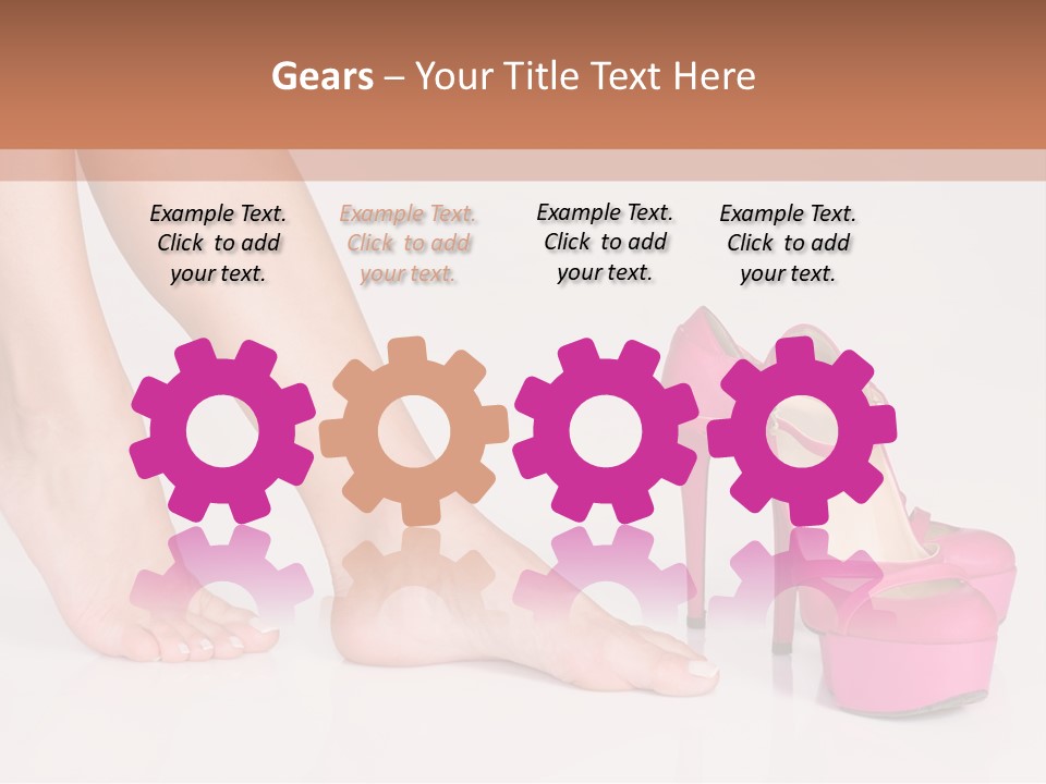 Spa Sensual Foot PowerPoint Template