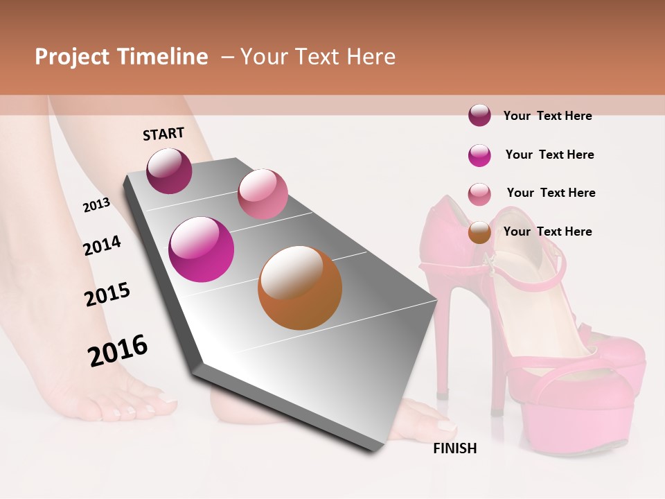 Spa Sensual Foot PowerPoint Template