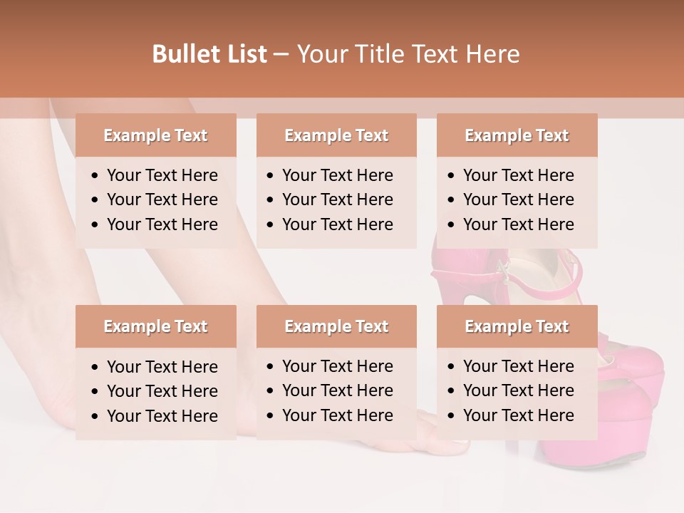 Spa Sensual Foot PowerPoint Template