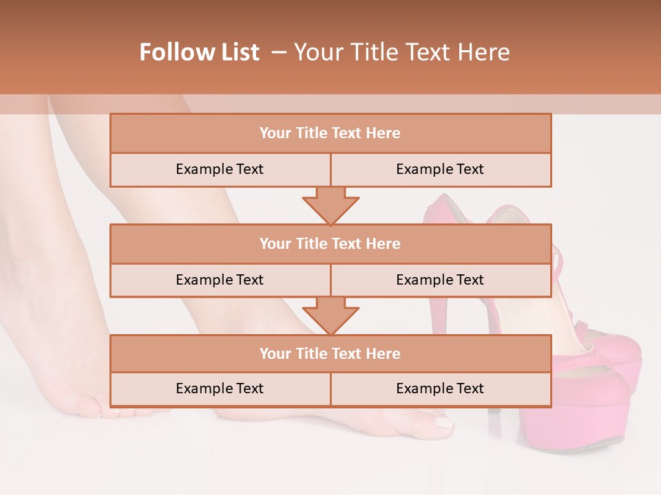 Spa Sensual Foot PowerPoint Template