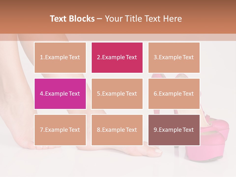 Spa Sensual Foot PowerPoint Template