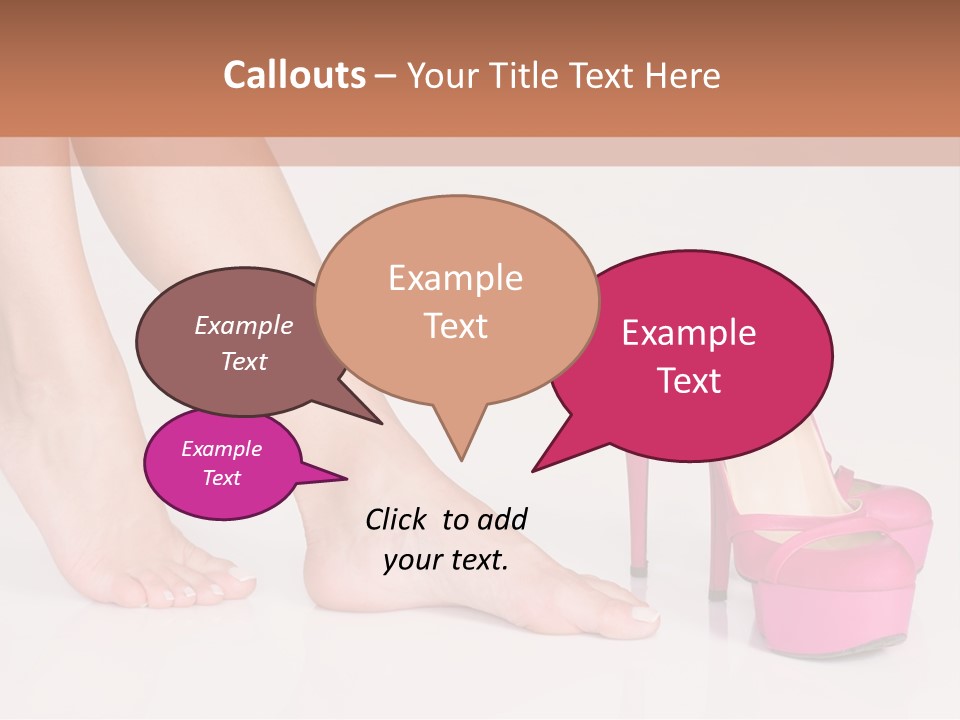 Spa Sensual Foot PowerPoint Template