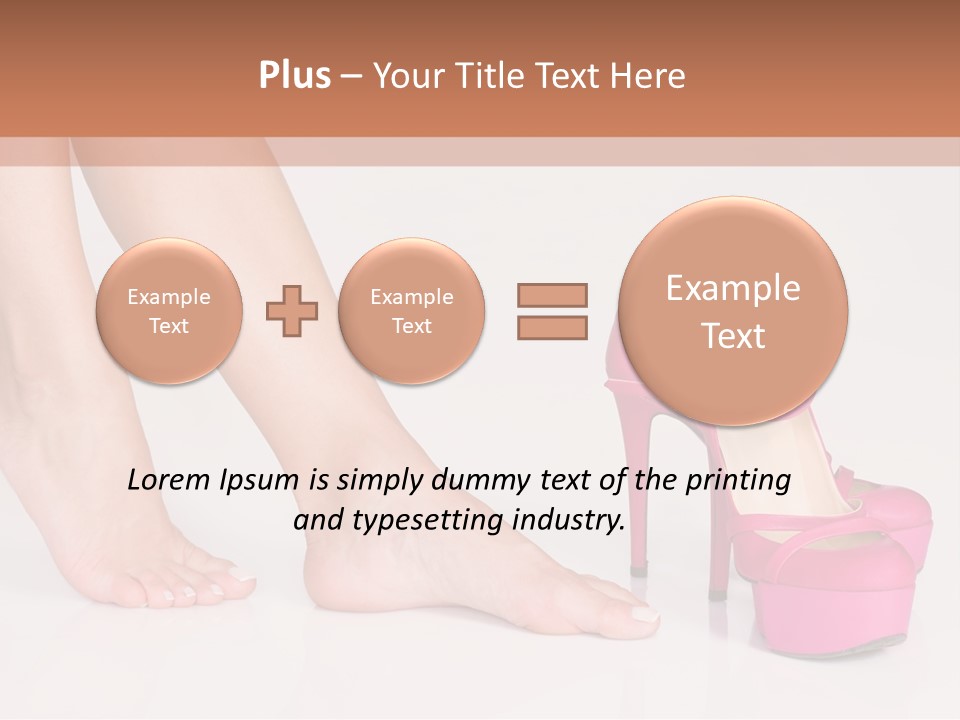 Spa Sensual Foot PowerPoint Template