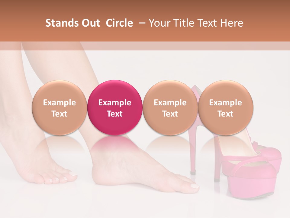 Spa Sensual Foot PowerPoint Template