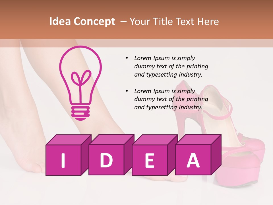 Spa Sensual Foot PowerPoint Template