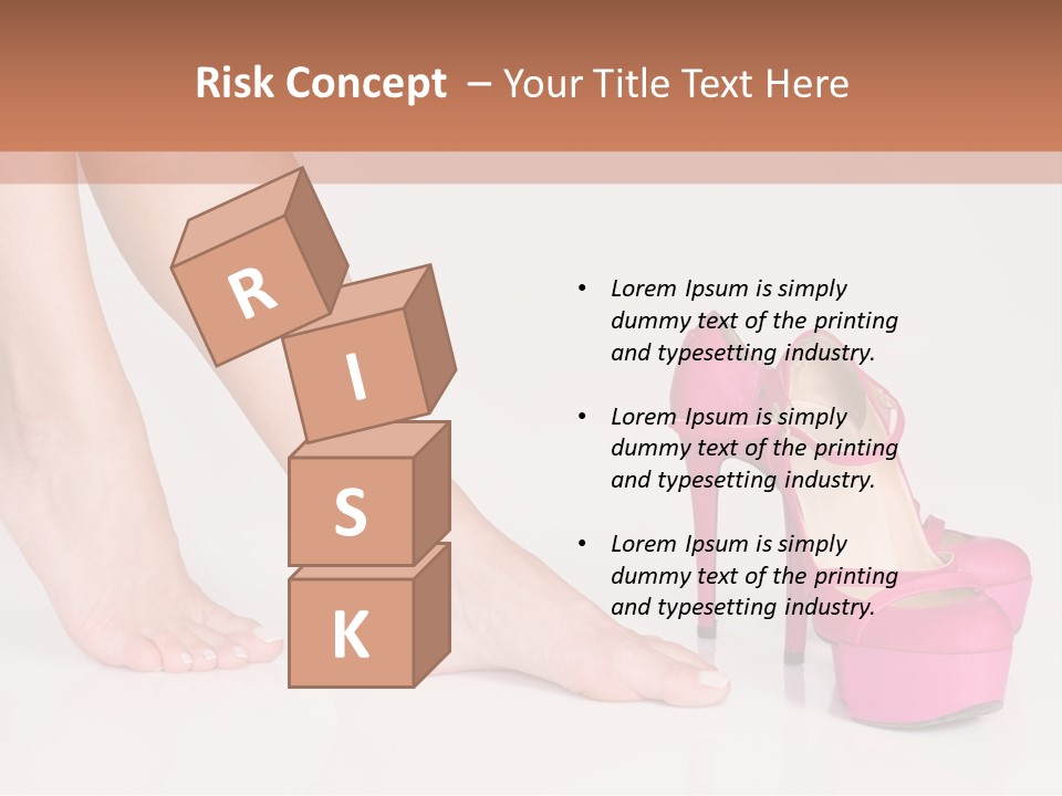 Spa Sensual Foot PowerPoint Template