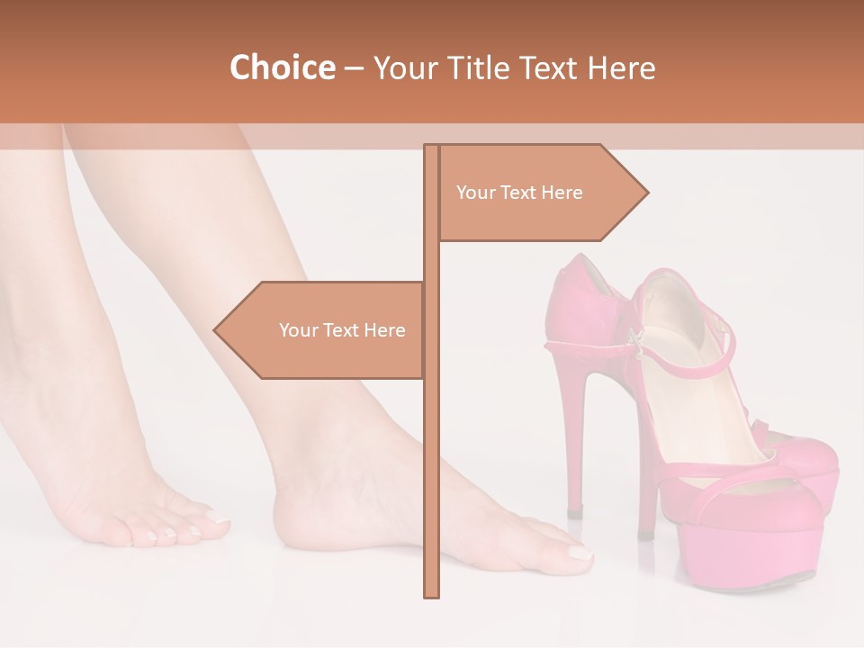 Spa Sensual Foot PowerPoint Template