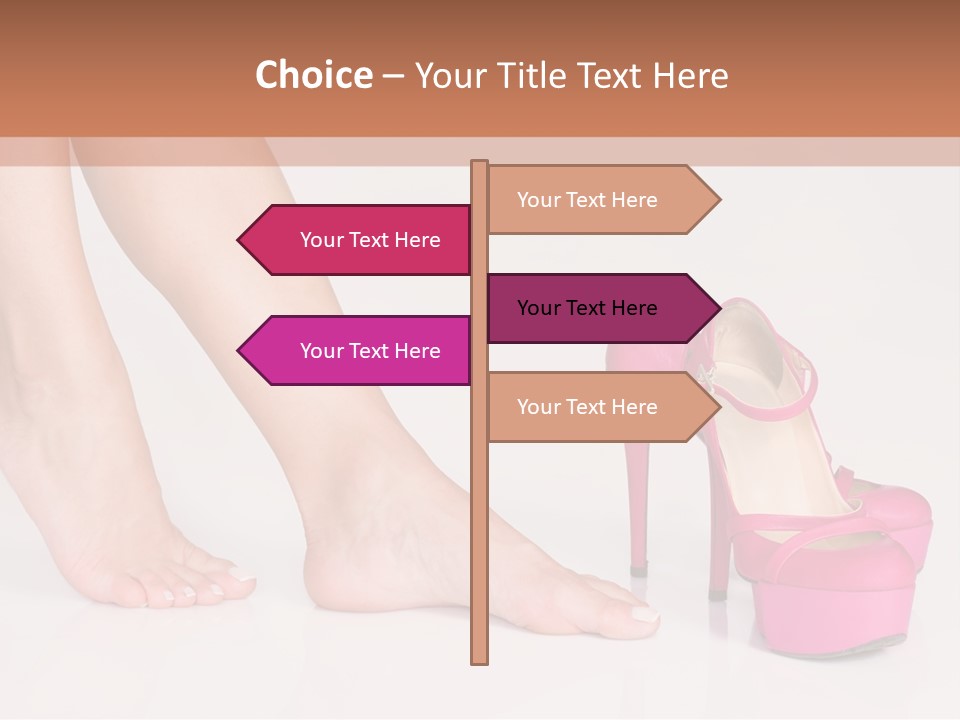 Spa Sensual Foot PowerPoint Template