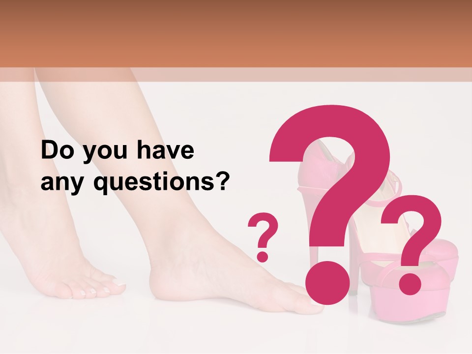 Spa Sensual Foot PowerPoint Template