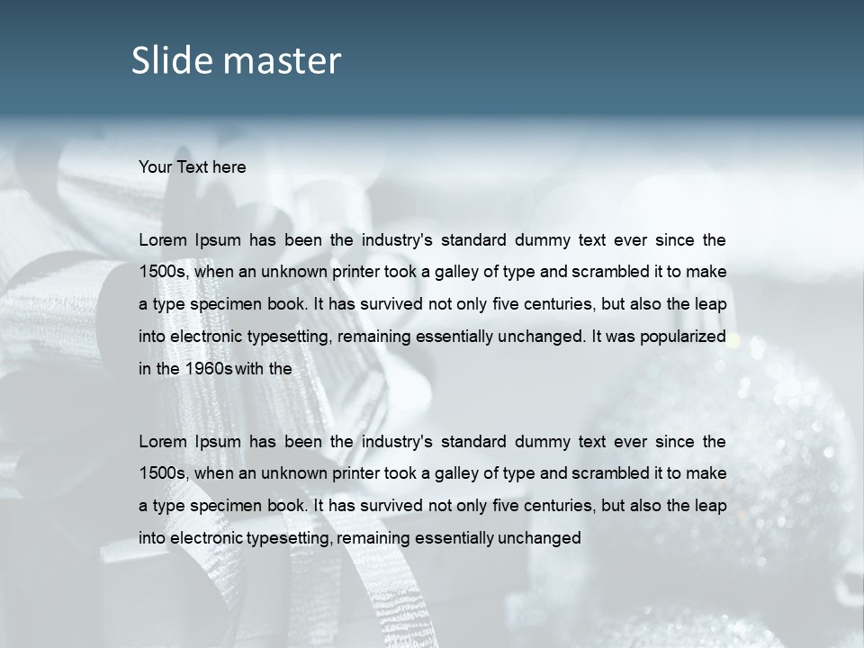 Joyous Love Winter PowerPoint Template