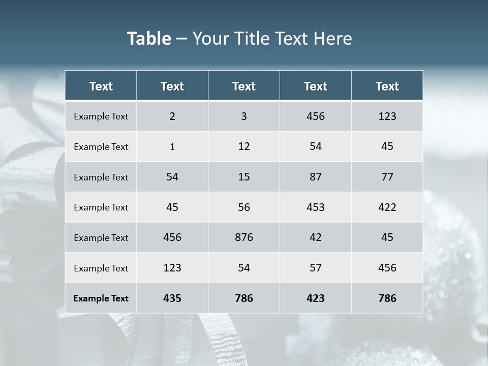 Joyous Love Winter PowerPoint Template