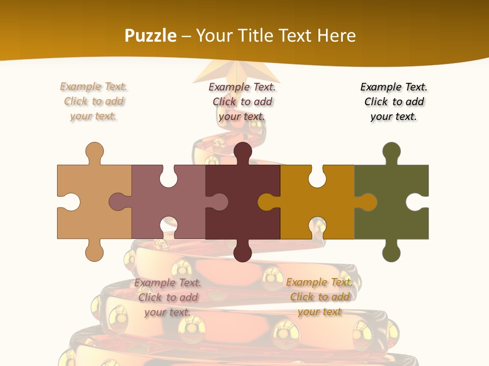 Christmas Scavenger Hunt List PowerPoint Template