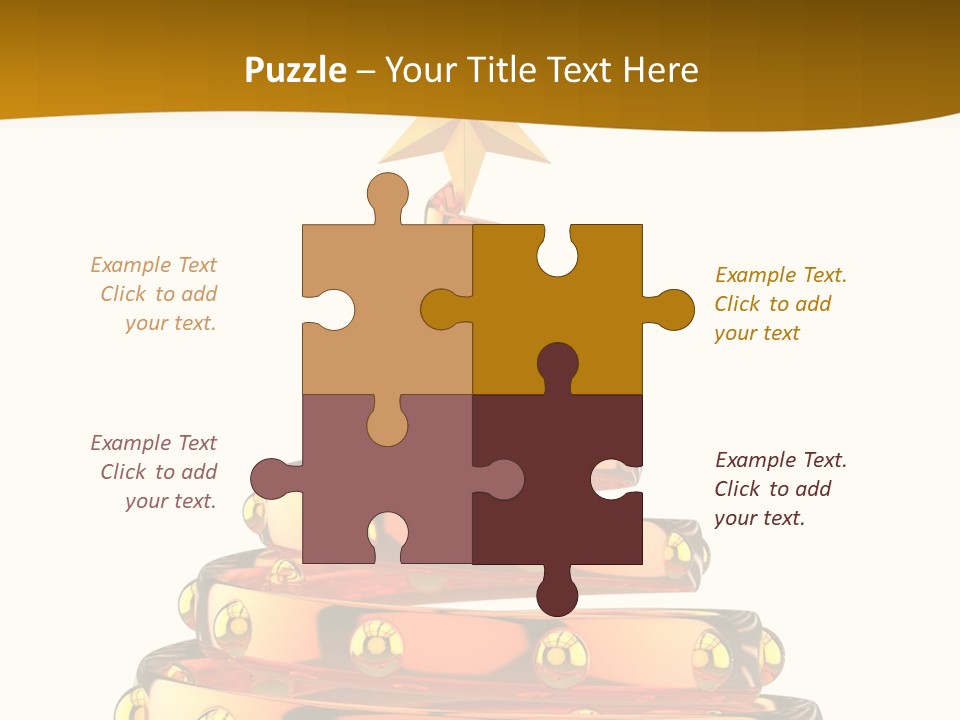 Christmas Scavenger Hunt List PowerPoint Template