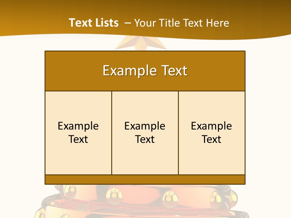 Christmas Scavenger Hunt List PowerPoint Template