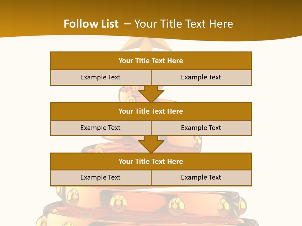 Christmas Scavenger Hunt List PowerPoint Template