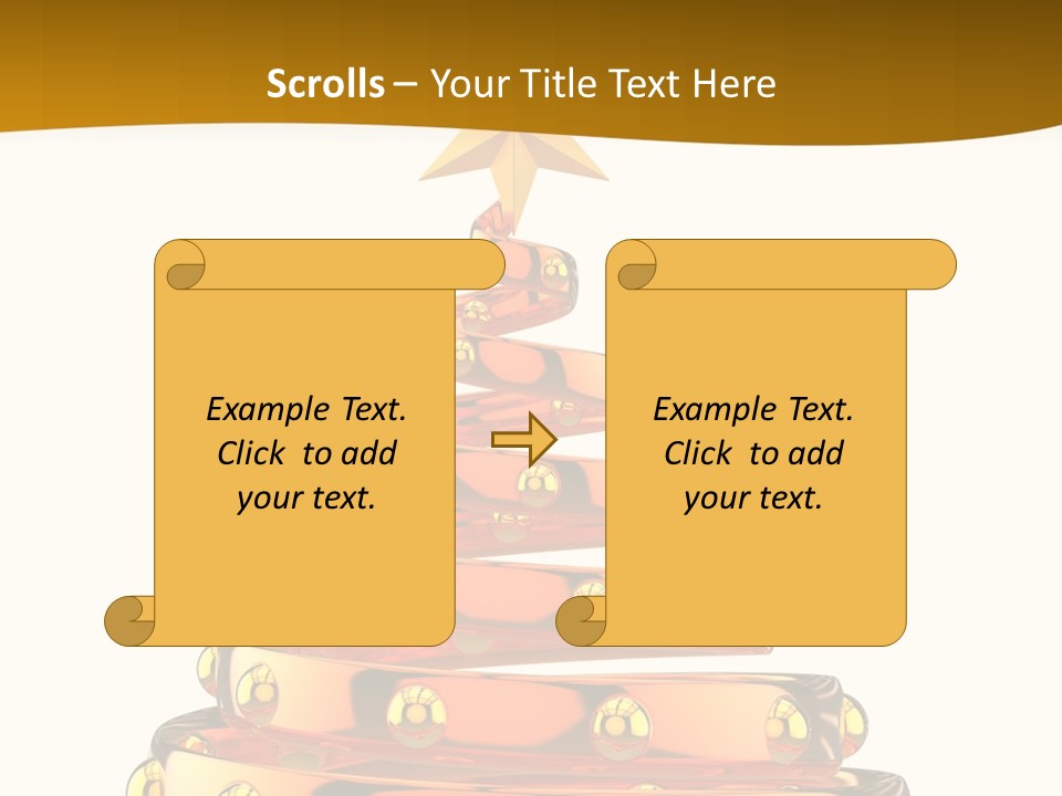 Christmas Scavenger Hunt List PowerPoint Template