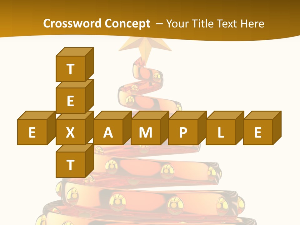 Christmas Scavenger Hunt List PowerPoint Template