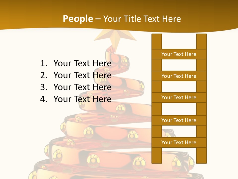 Christmas Scavenger Hunt List PowerPoint Template