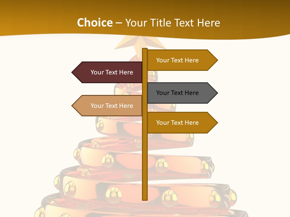 Christmas Scavenger Hunt List PowerPoint Template