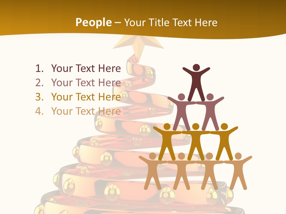 Christmas Scavenger Hunt List PowerPoint Template