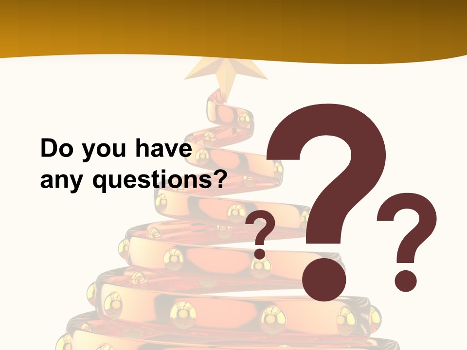 Christmas Scavenger Hunt List PowerPoint Template