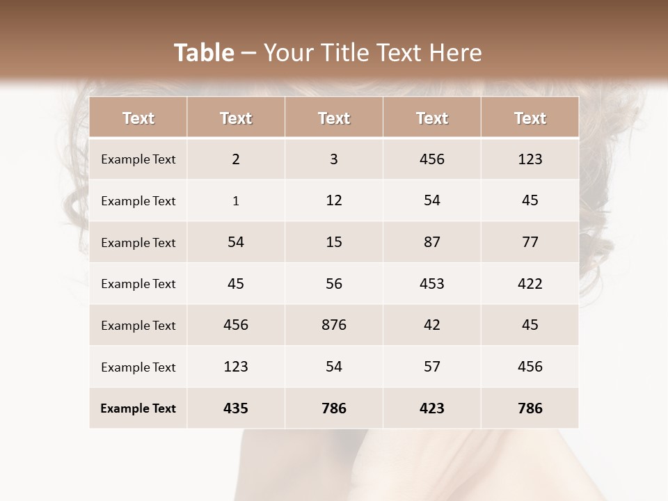 Charming Face Health PowerPoint Template