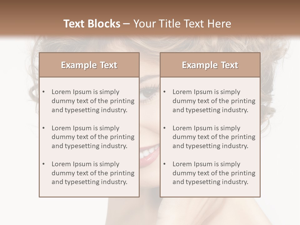 Charming Face Health PowerPoint Template