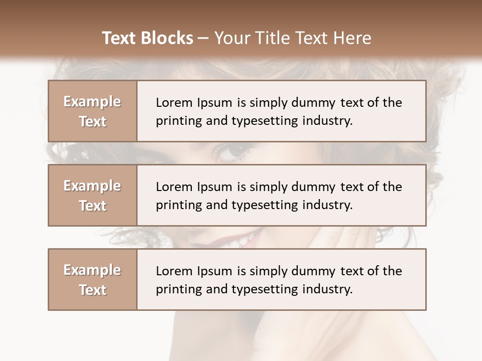 Charming Face Health PowerPoint Template