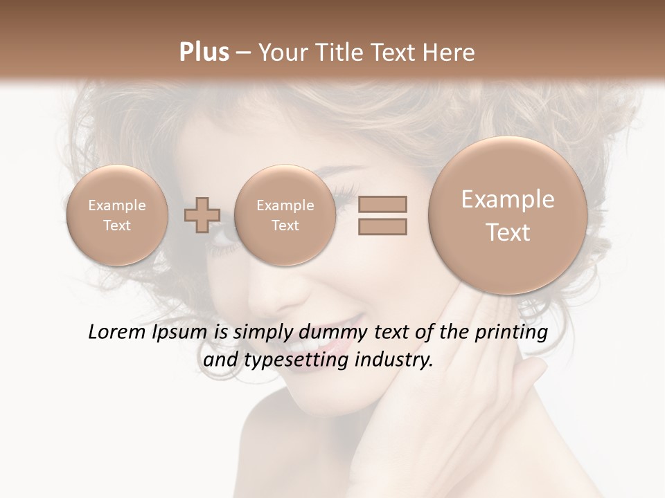 Charming Face Health PowerPoint Template
