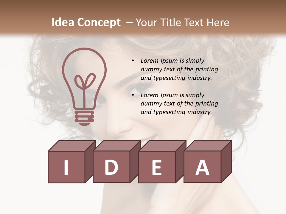 Charming Face Health PowerPoint Template