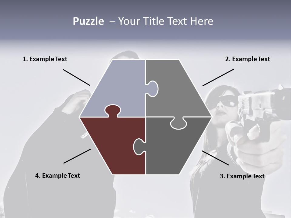 Girl Killing Mafia PowerPoint Template