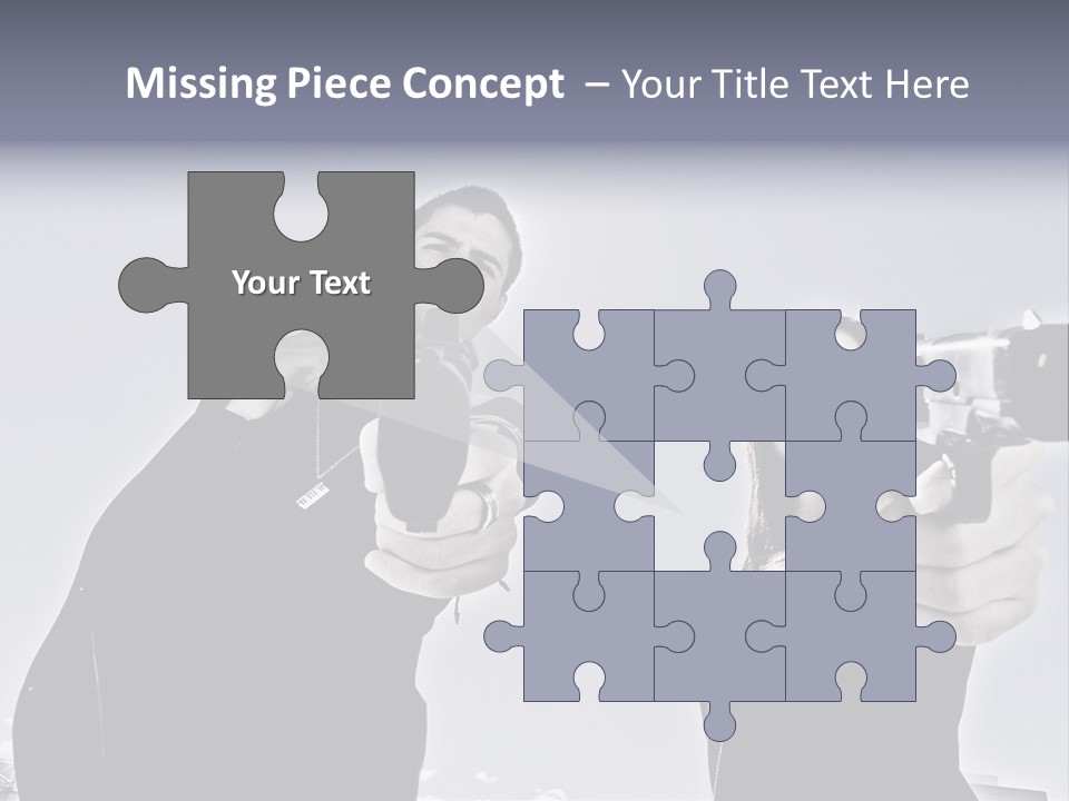 Girl Killing Mafia PowerPoint Template