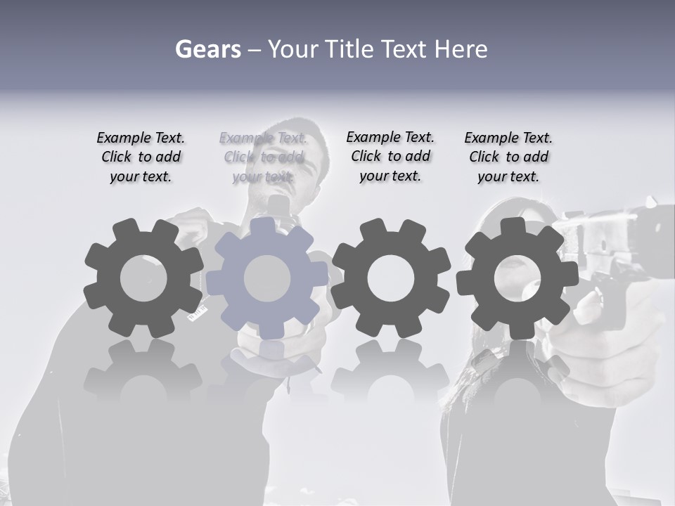 Girl Killing Mafia PowerPoint Template