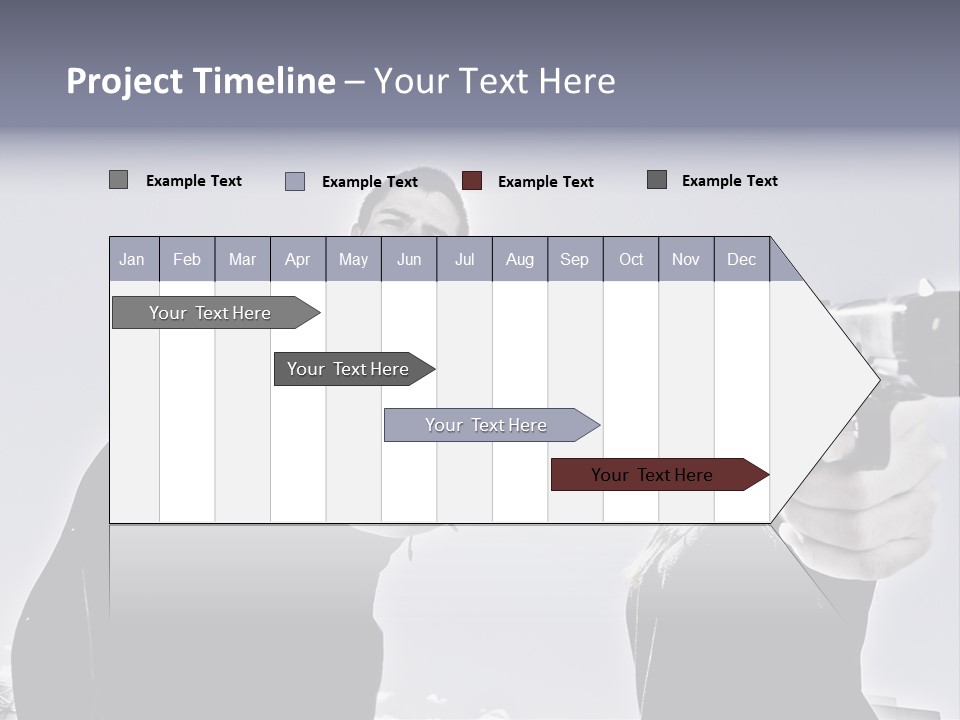 Girl Killing Mafia PowerPoint Template