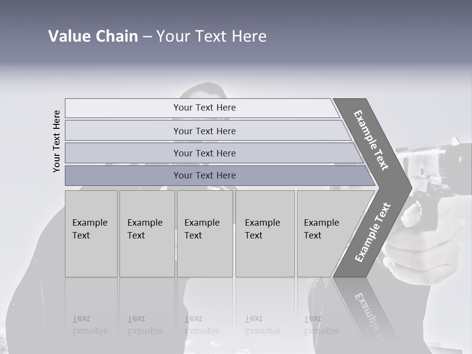Girl Killing Mafia PowerPoint Template