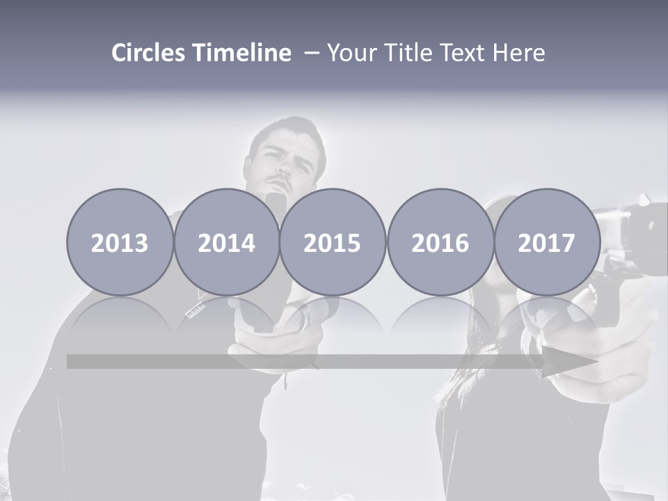 Girl Killing Mafia PowerPoint Template