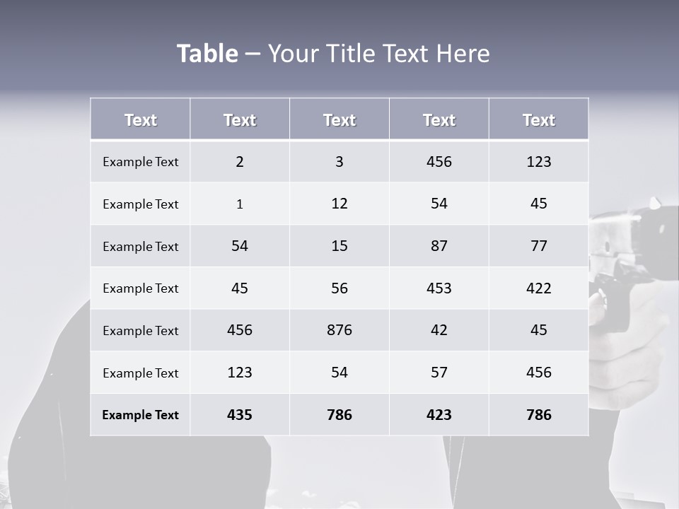 Girl Killing Mafia PowerPoint Template