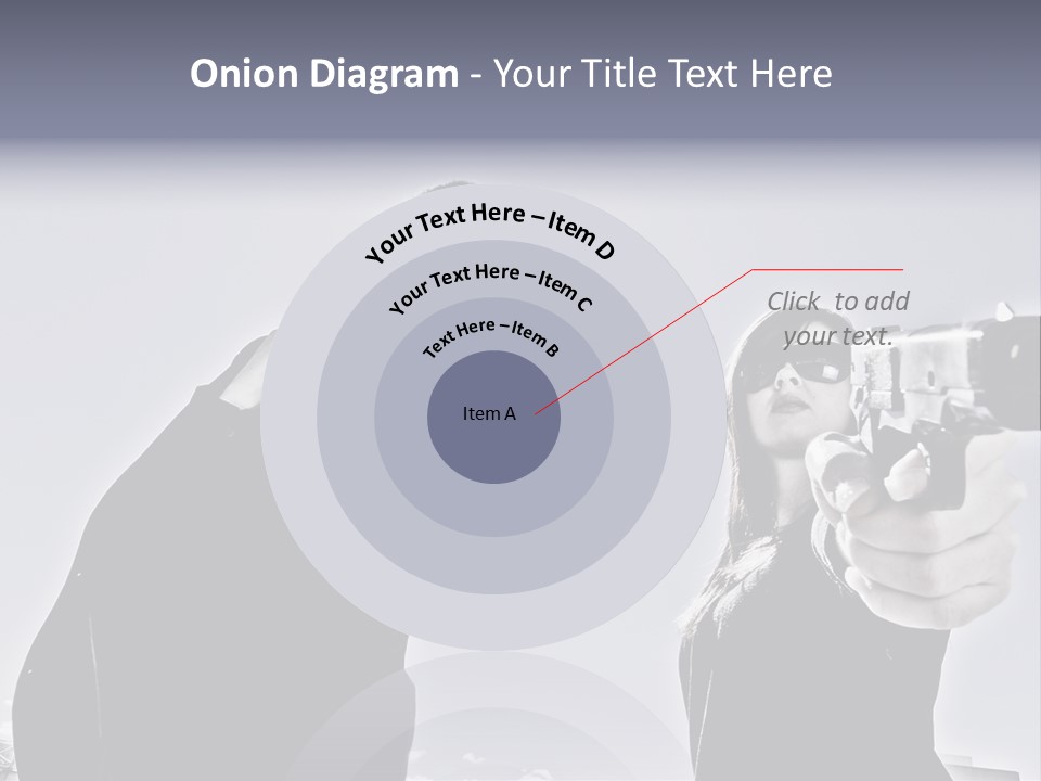 Girl Killing Mafia PowerPoint Template