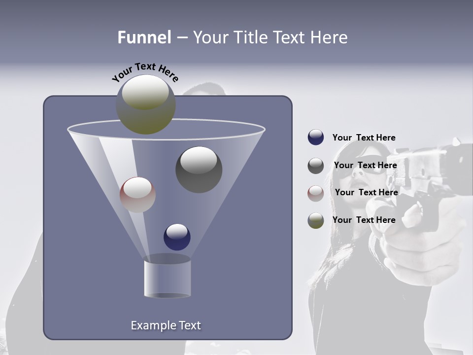 Girl Killing Mafia PowerPoint Template