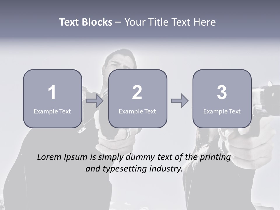 Girl Killing Mafia PowerPoint Template