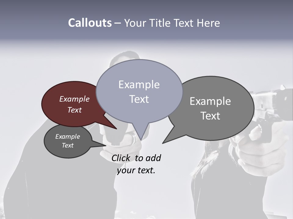 Girl Killing Mafia PowerPoint Template