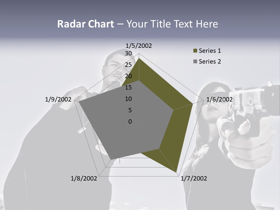 Girl Killing Mafia PowerPoint Template