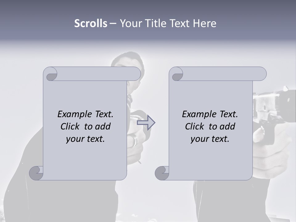 Girl Killing Mafia PowerPoint Template