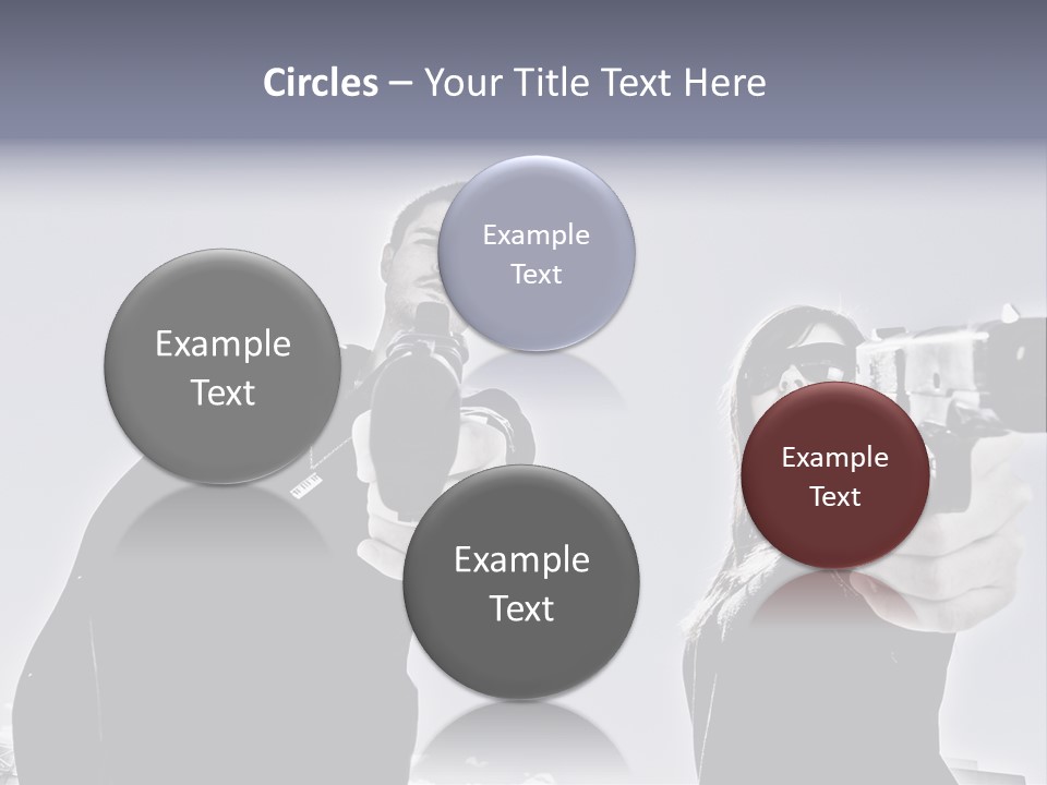 Girl Killing Mafia PowerPoint Template