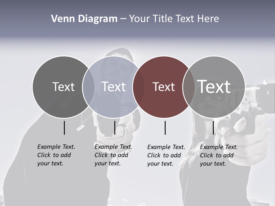 Girl Killing Mafia PowerPoint Template