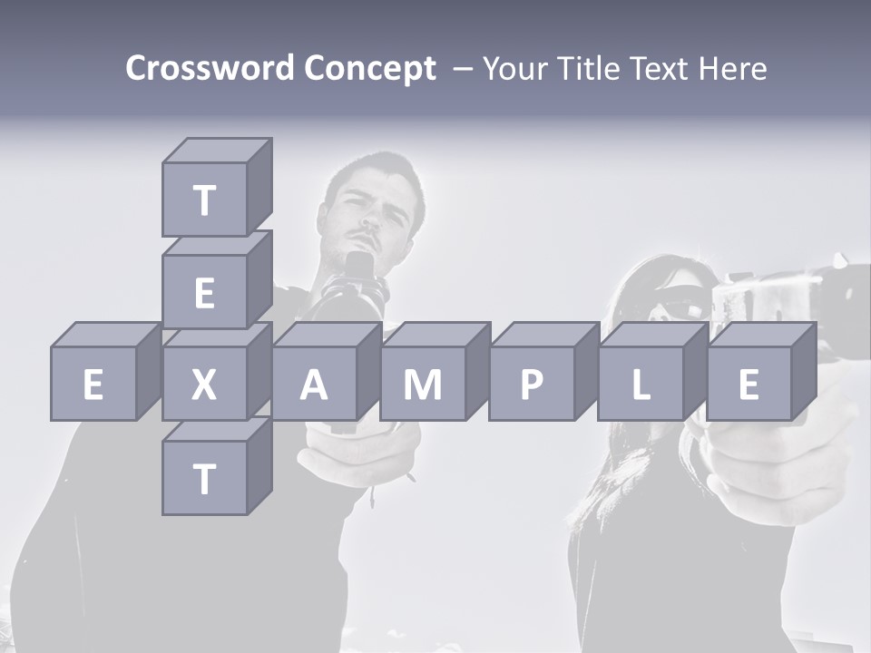 Girl Killing Mafia PowerPoint Template