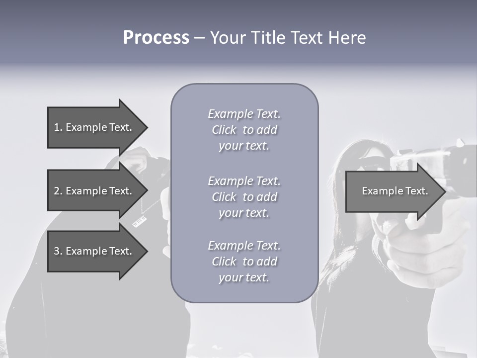 Girl Killing Mafia PowerPoint Template