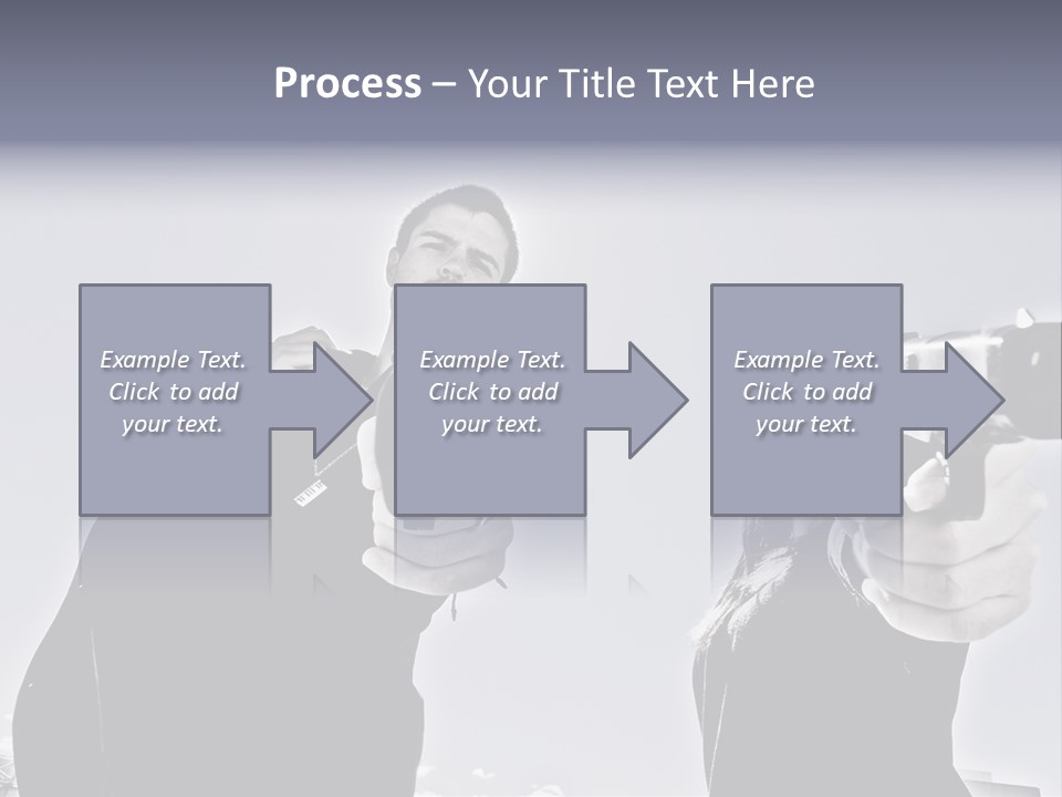 Girl Killing Mafia PowerPoint Template