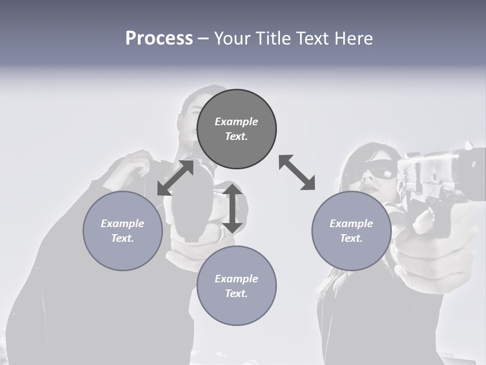 Girl Killing Mafia PowerPoint Template