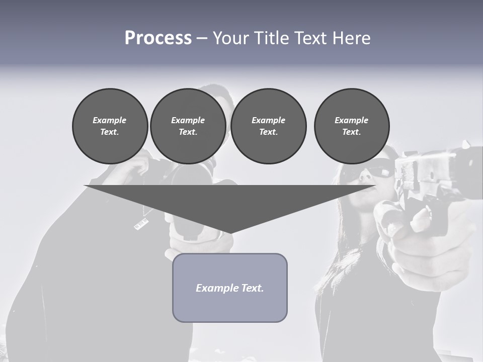 Girl Killing Mafia PowerPoint Template